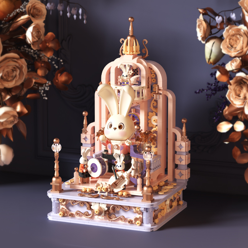 BLD Bunny Orchestra – Dream Stage Building Block Set