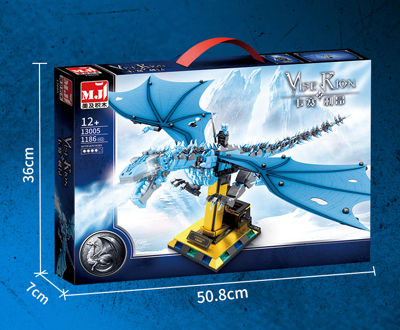 MG Ice Dragon Building Block Set - 1186PCS
