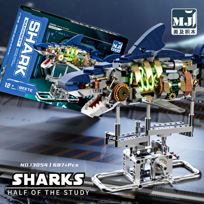 MG Cyberpunk Style Shark Building Block Set - 687PCS