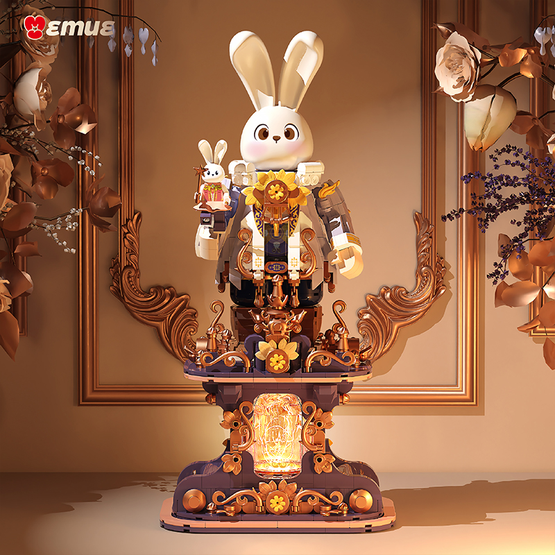 BLD Bunny Duke – Illuminated Noble Display Building Block Set