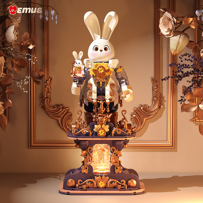 BLD Bunny Duke – Illuminated Noble Display Building Block Set