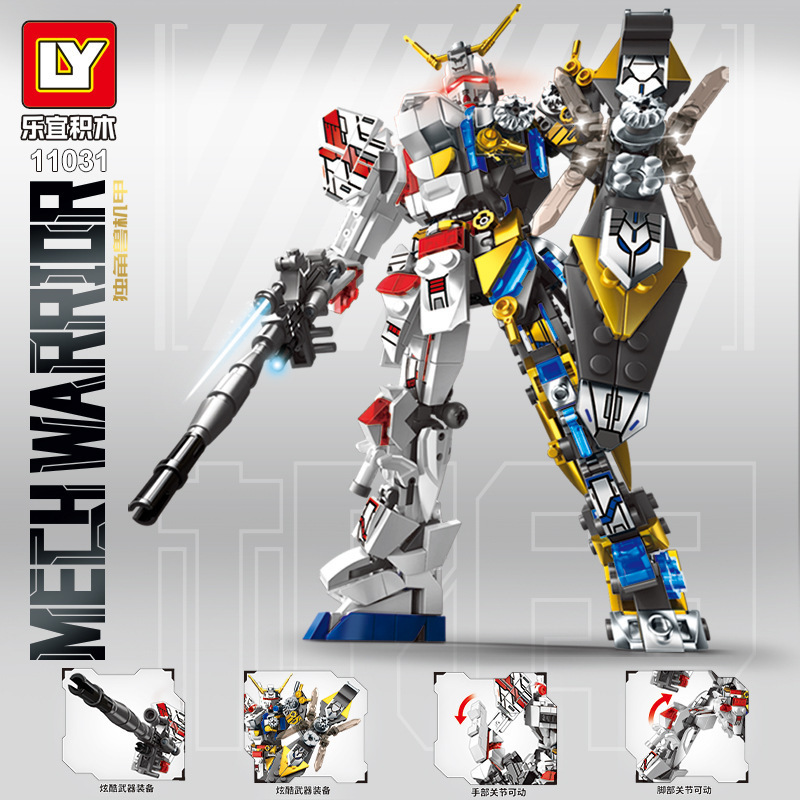 LY Mecha Building Block Set 5 736PCS