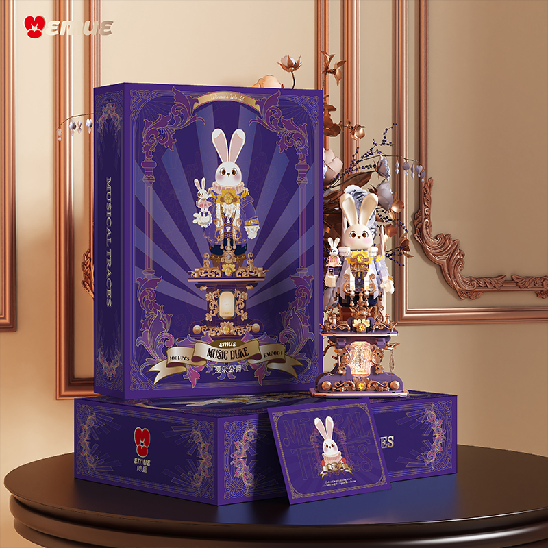 BLD Bunny Duke – Illuminated Noble Display Building Block Set