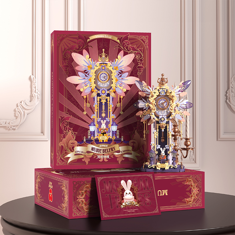 Eternal Clock Tower – Bunny Fantasy Building Block Set