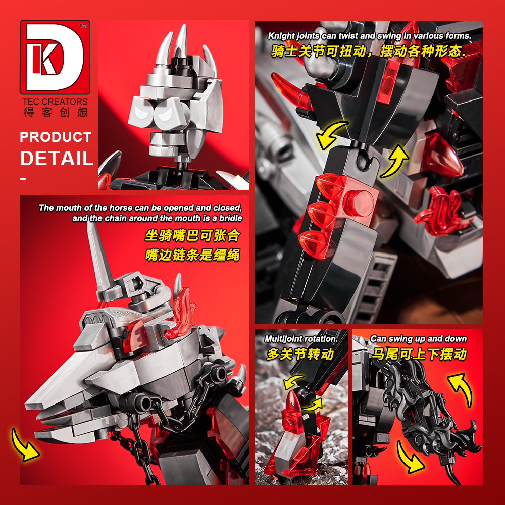 DK Cursed Undead Knight – Building Block Set – 1178PCS