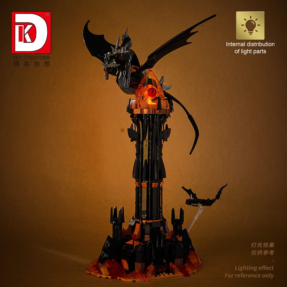 DK Dark Guardian on Dragon – Magic Tower Building Block Set - 997PCS