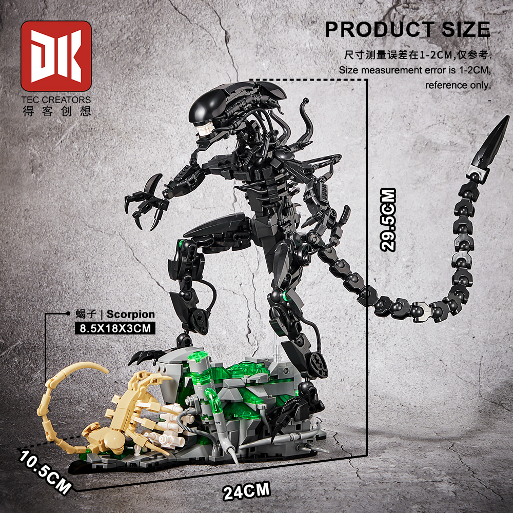DK Alien Horror Beast Building Block Set - 958PCS