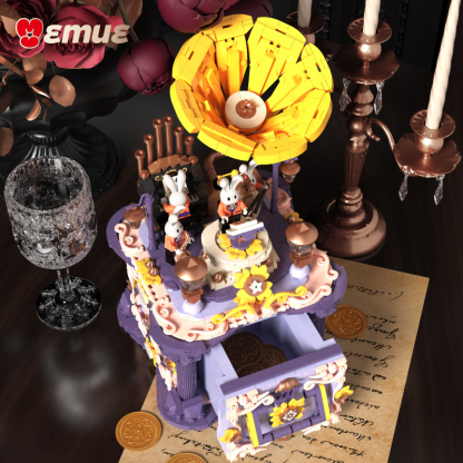 BLD Bunny Gramophone – Fantasy Decorative Building Block Set