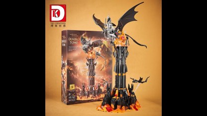 DK Dark Guardian on Dragon – Magic Tower Building Block Set - 997PCS