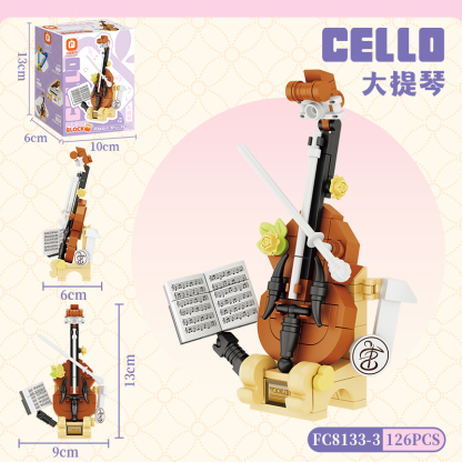 FC Mini Musical Instrument Building Block Sets