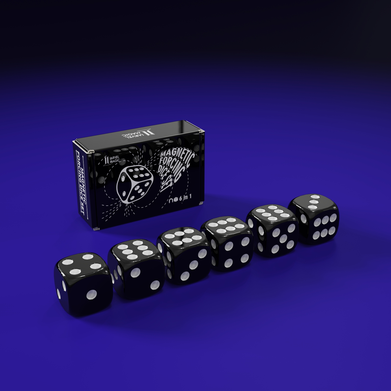 Magnetic Forcing Dice Set磁性強選骰子 by IARVEL MAGIC