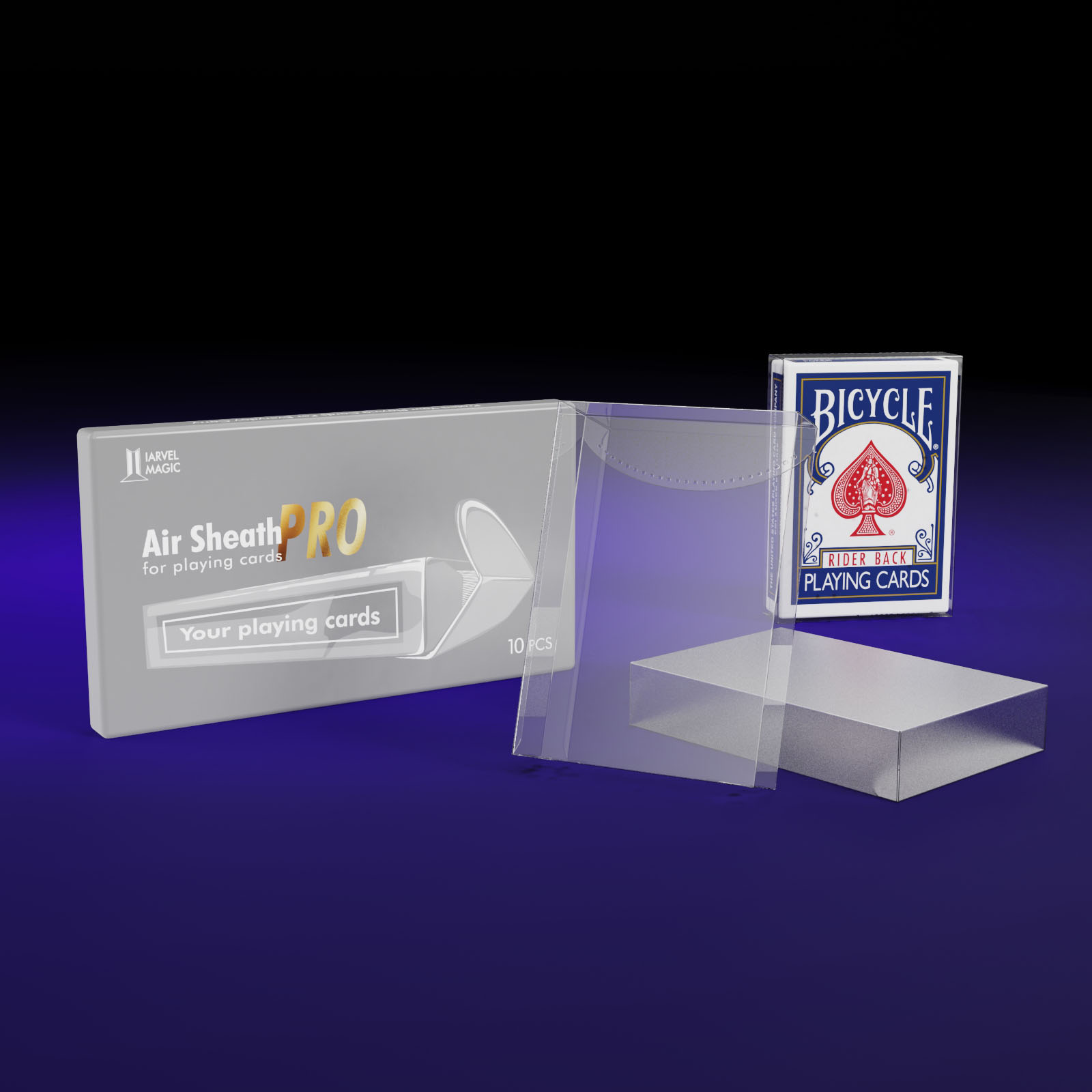Air Sheath Pro For Playing Cards Deck by IARVEL MAGIC