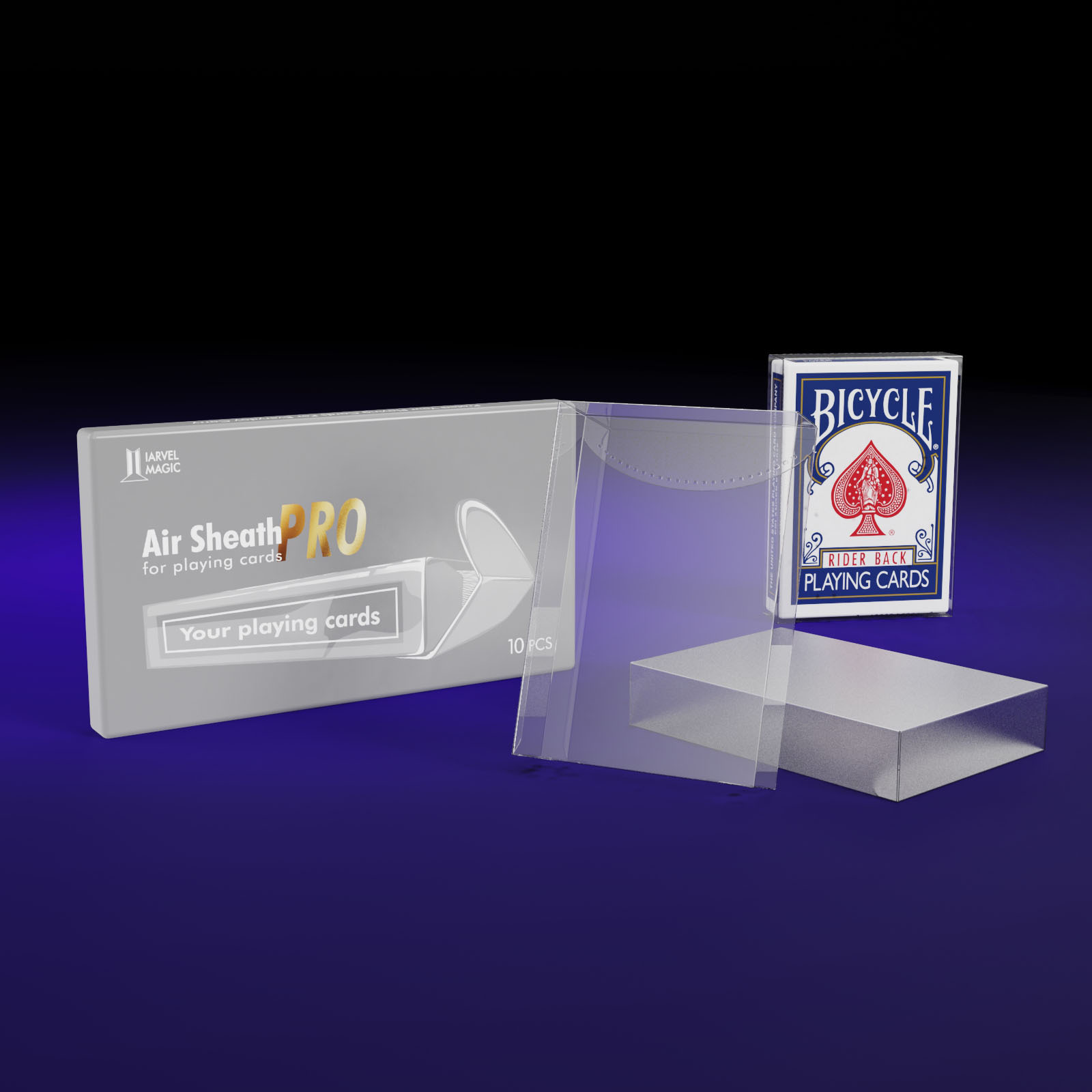 Air Sheath Pro For Playing Cards Deck by IARVEL MAGIC