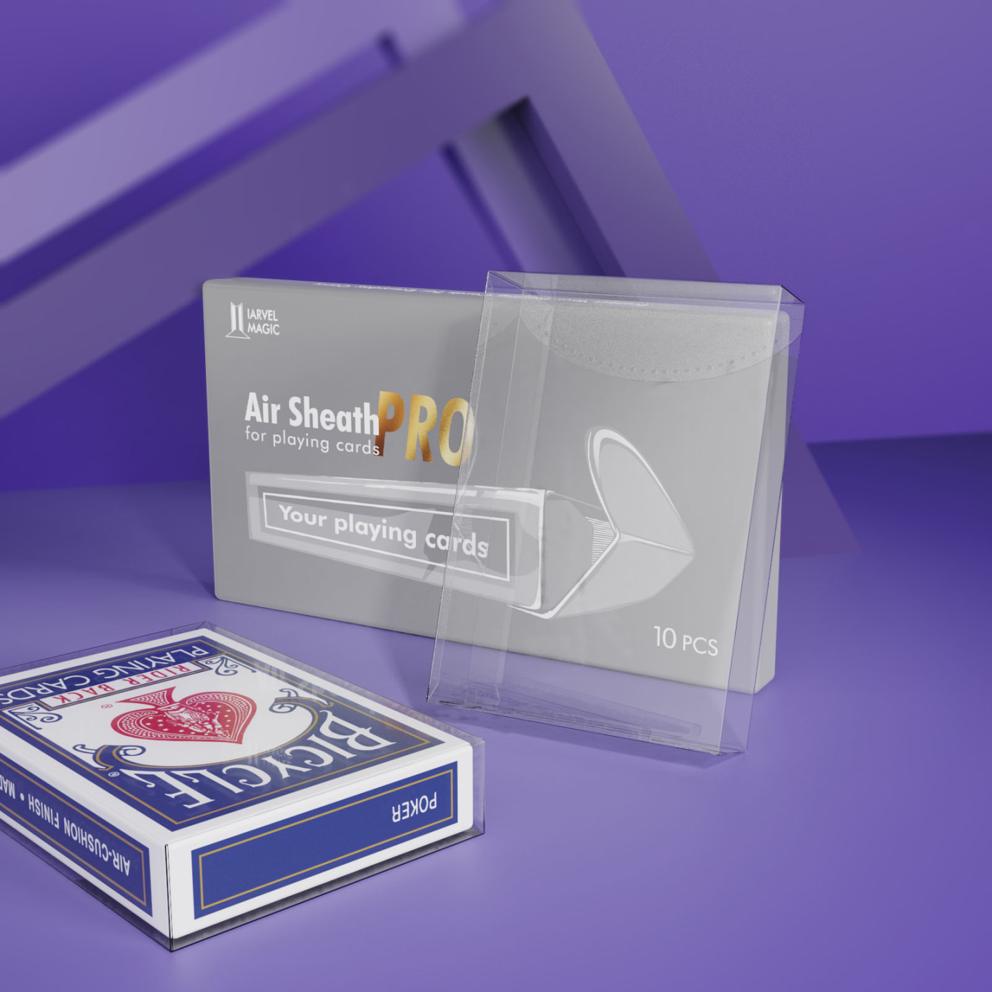Air Sheath Pro For Playing Cards Deck by IARVEL MAGIC