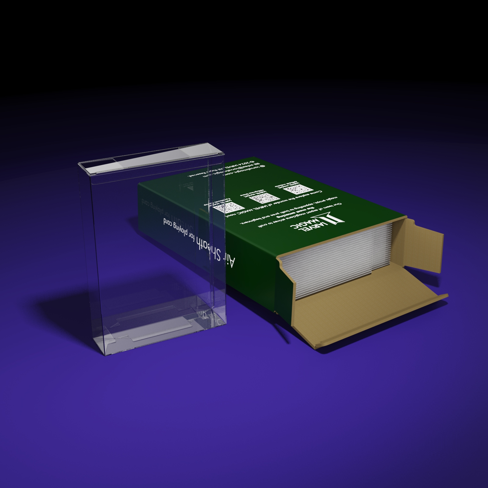 Air Sheath For Playing Cards Deck by IARVEL MAGIC