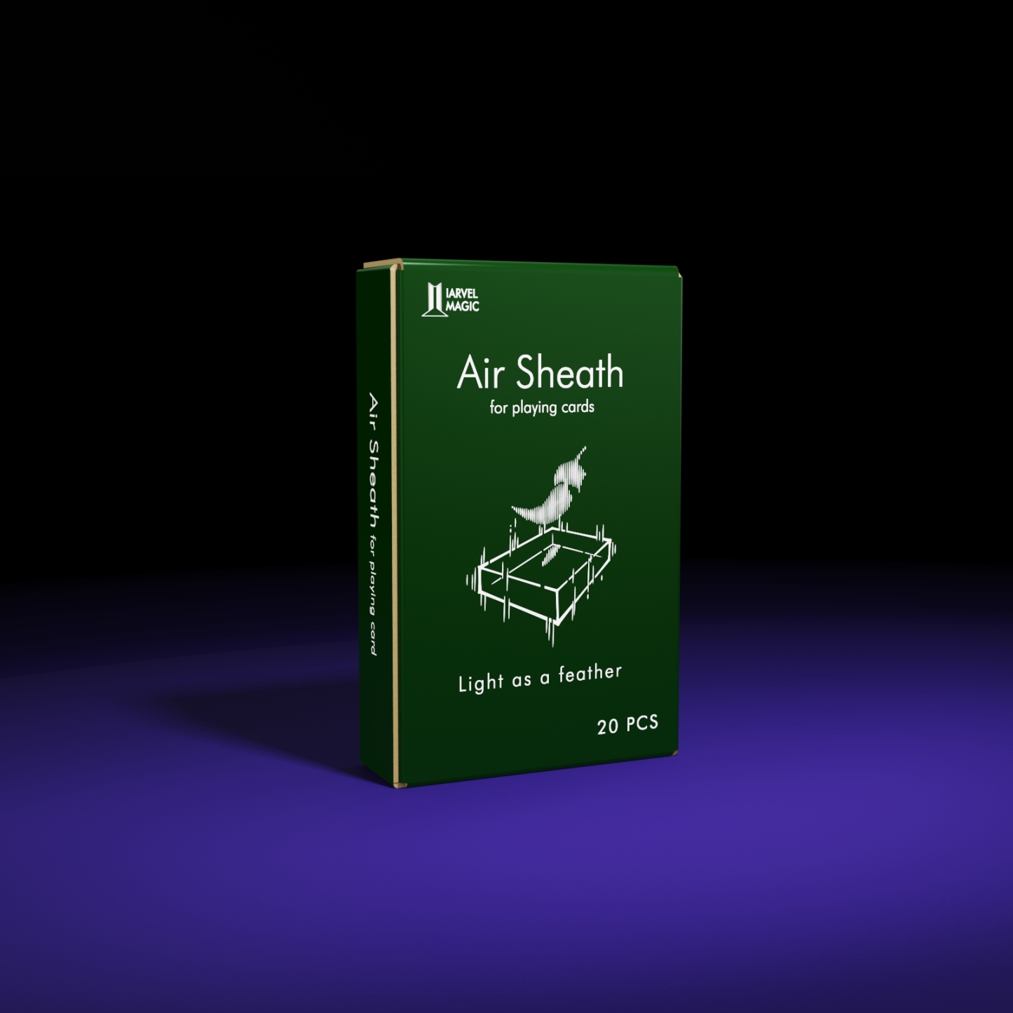 Air Sheath For Playing Cards Deck by IARVEL MAGIC