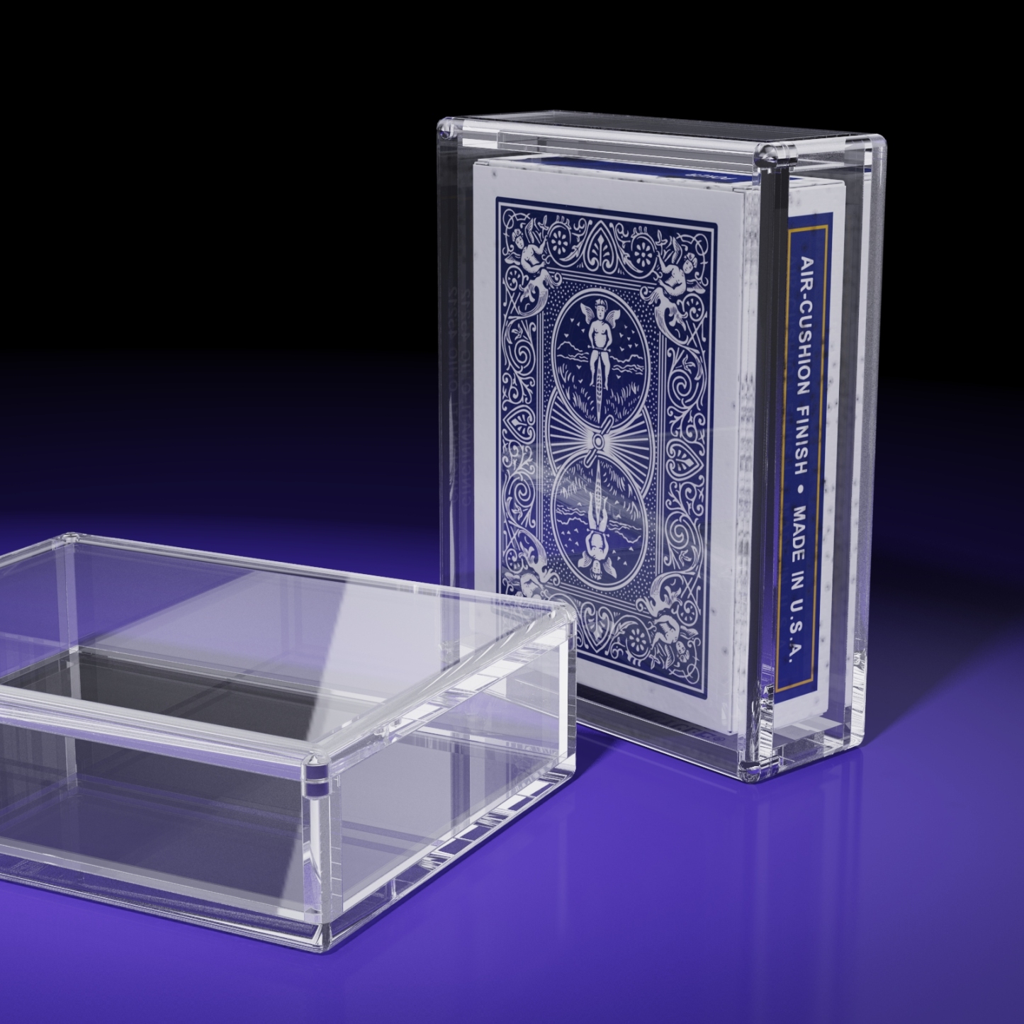 Acrylic Sheath For Playing Cards by IARVEL MAGIC