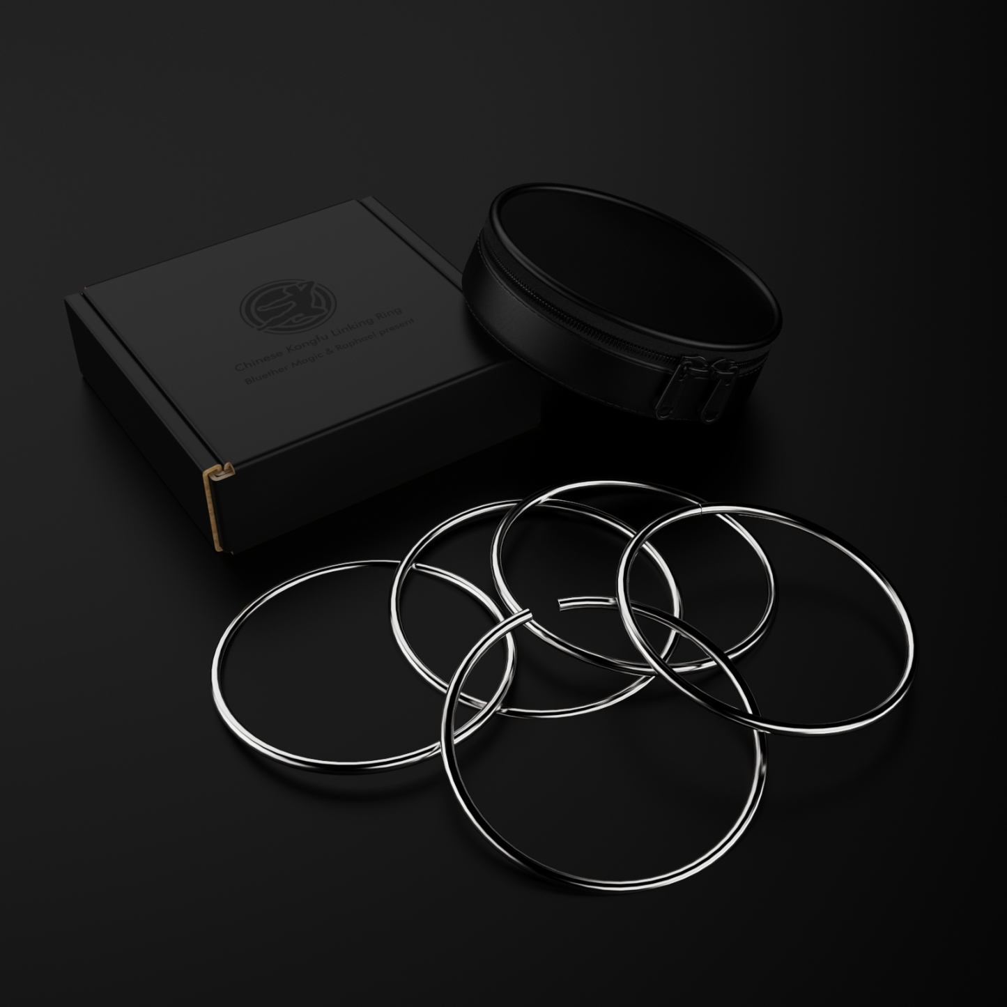 Chinese Kongfu Linking Ring by Bluether Magic and Raphael