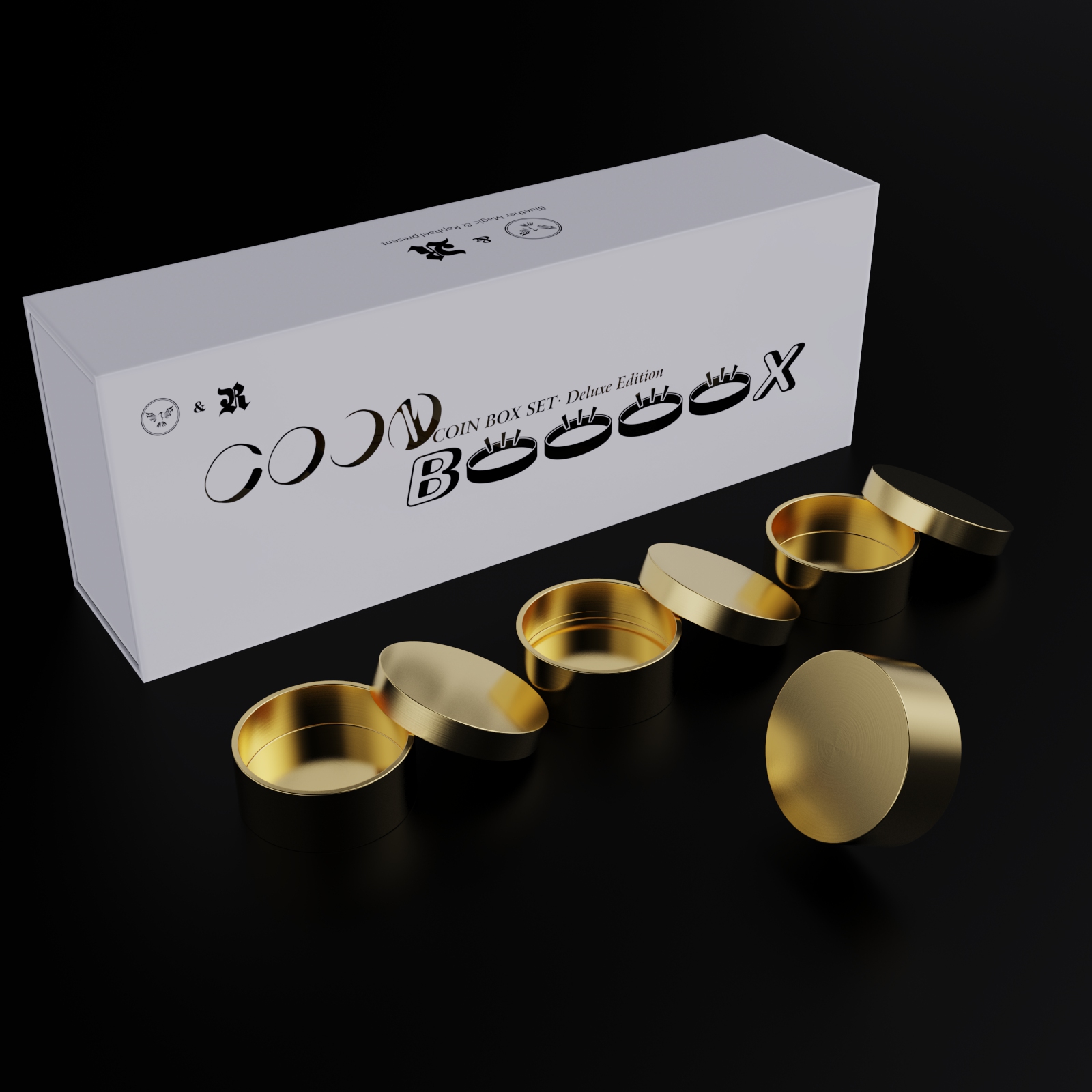 【限定品】XJAPAN ネオマックスBOX　ゴールド、シルバーの2箱セット コインボックス セット デラックスエディション/Coin Box Set Deluxe