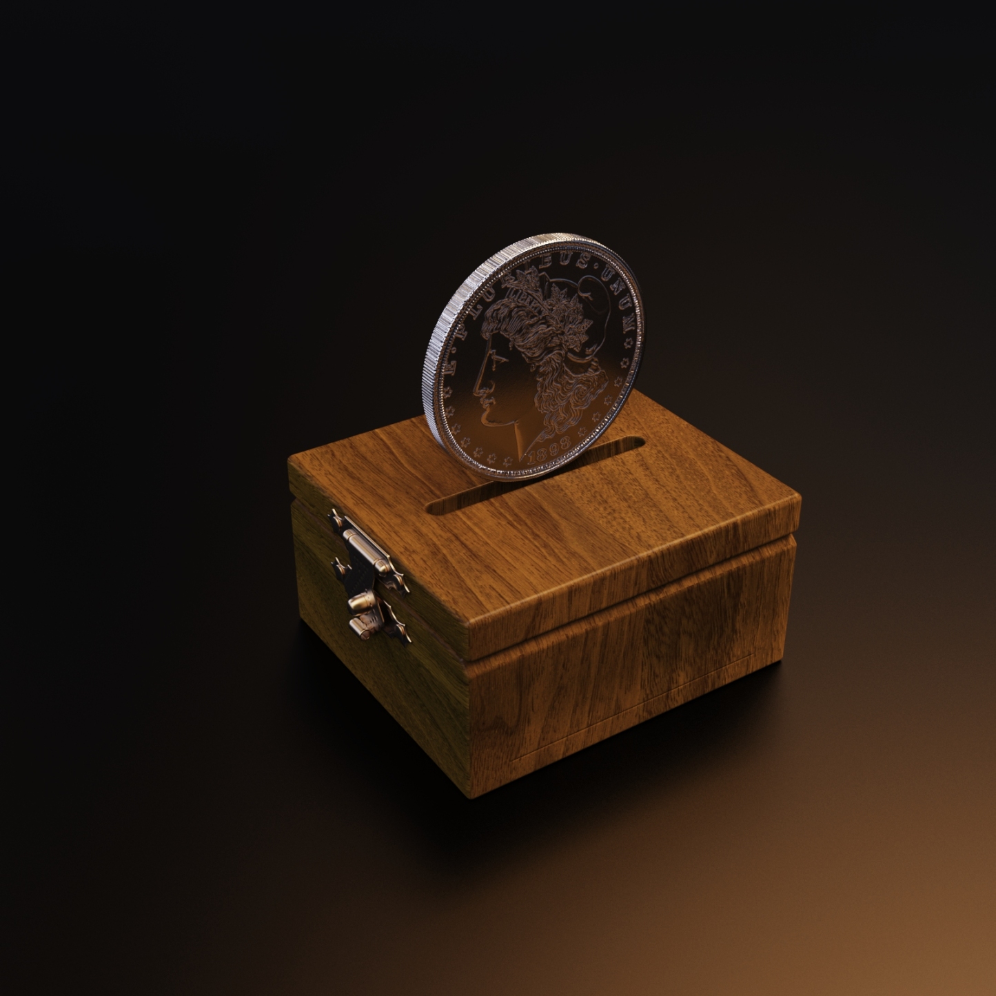 Coin Thru Glass by IARVEL MAGIC