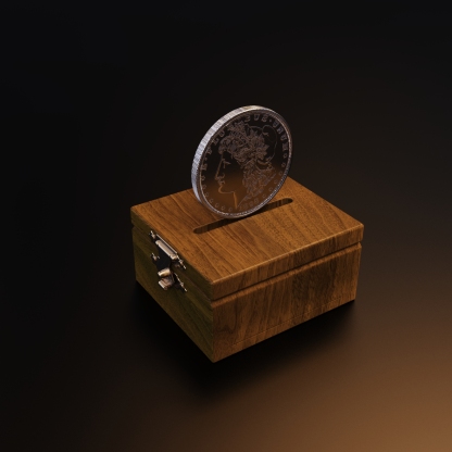 Coin Thru Glass by IARVEL MAGIC