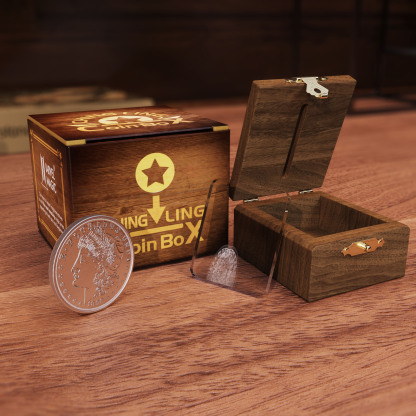 Coin Thru Glass by IARVEL MAGIC