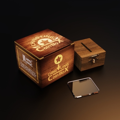 Coin Thru Glass by IARVEL MAGIC