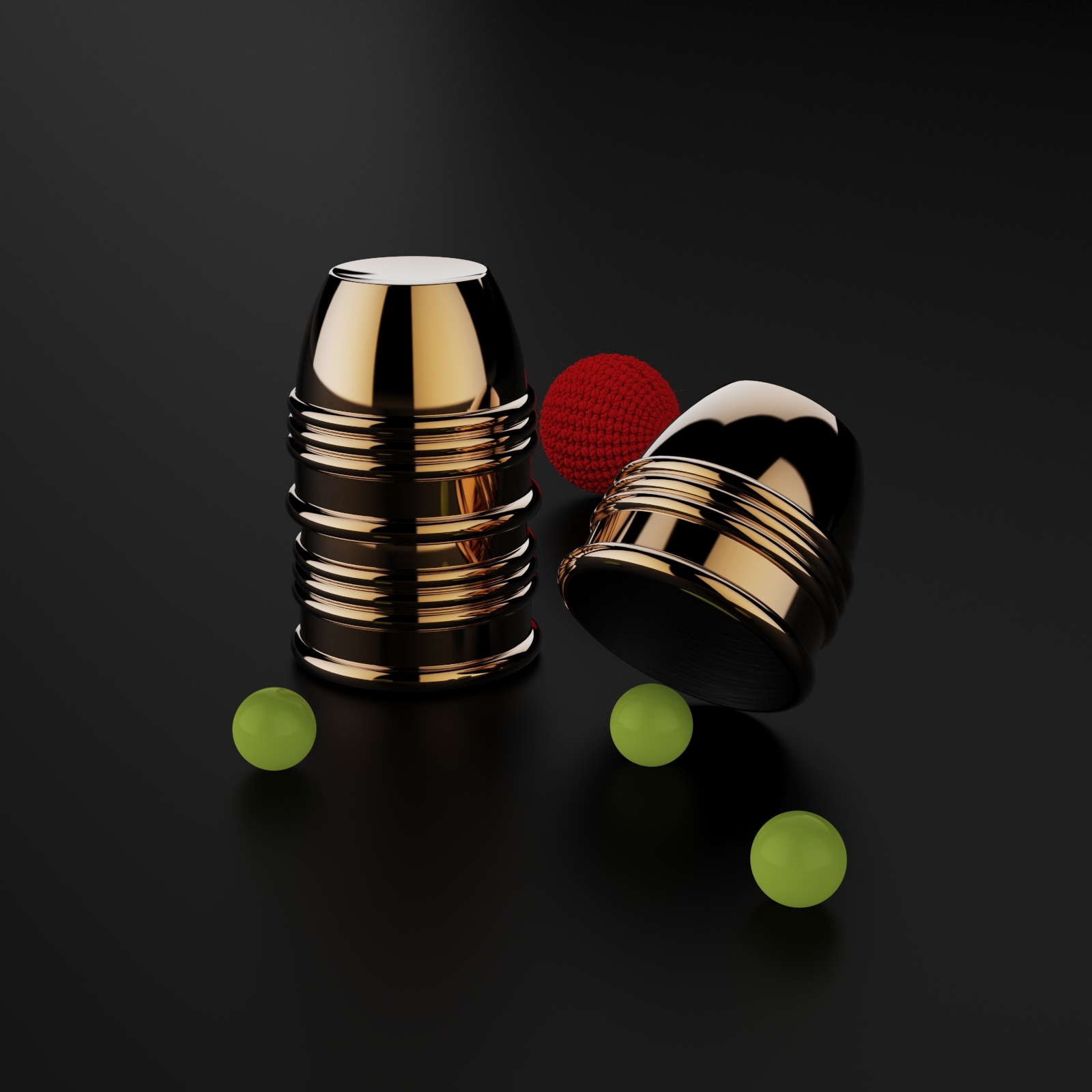 Cups And Balls Set by Bluether Magic And Raphael