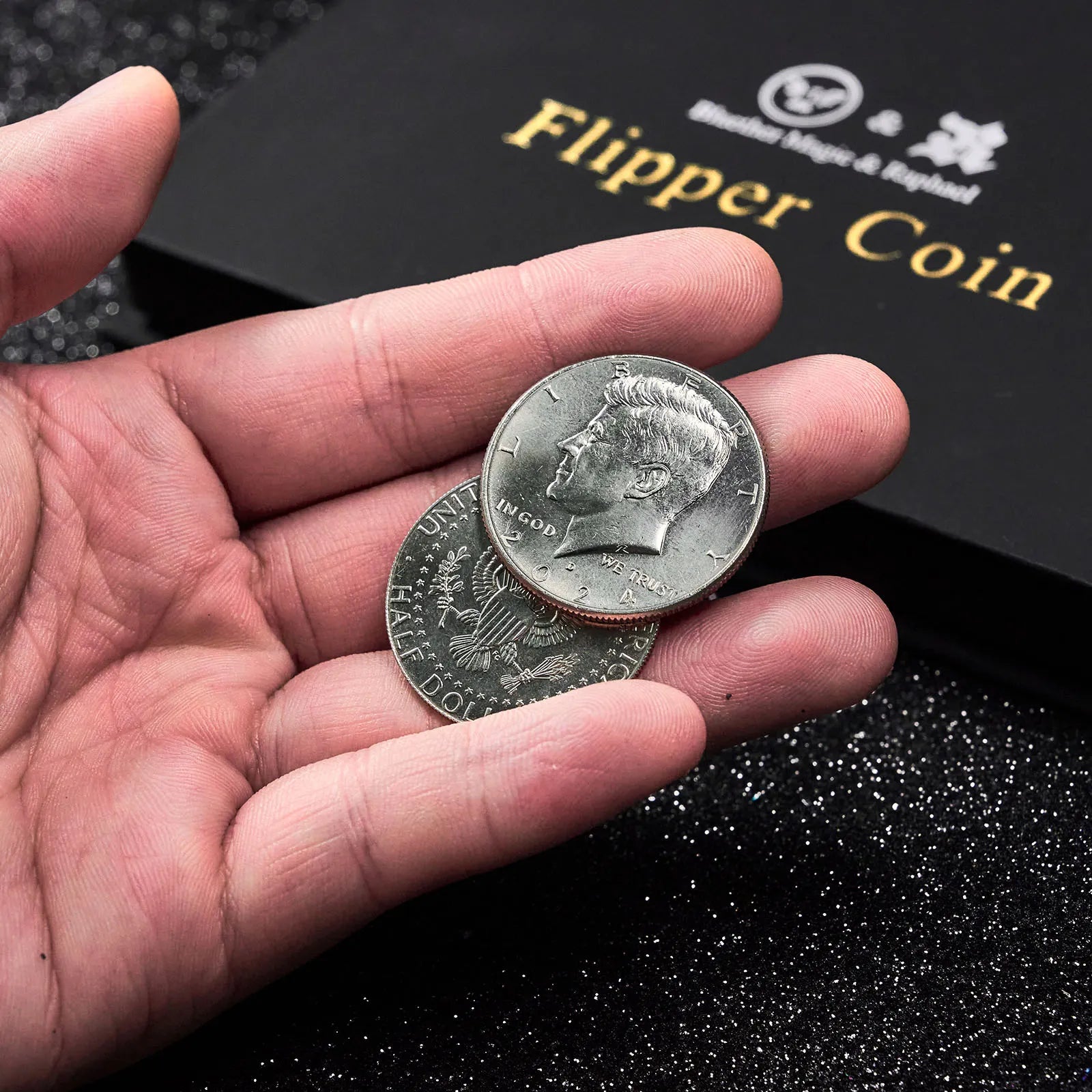 Flipper Coin by Bluether Magic and Raphael