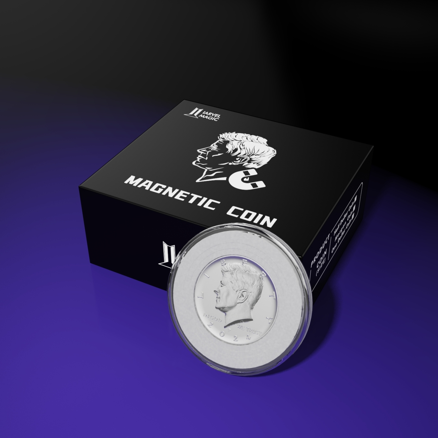 Magnetic Coin by IARVEL MAGIC