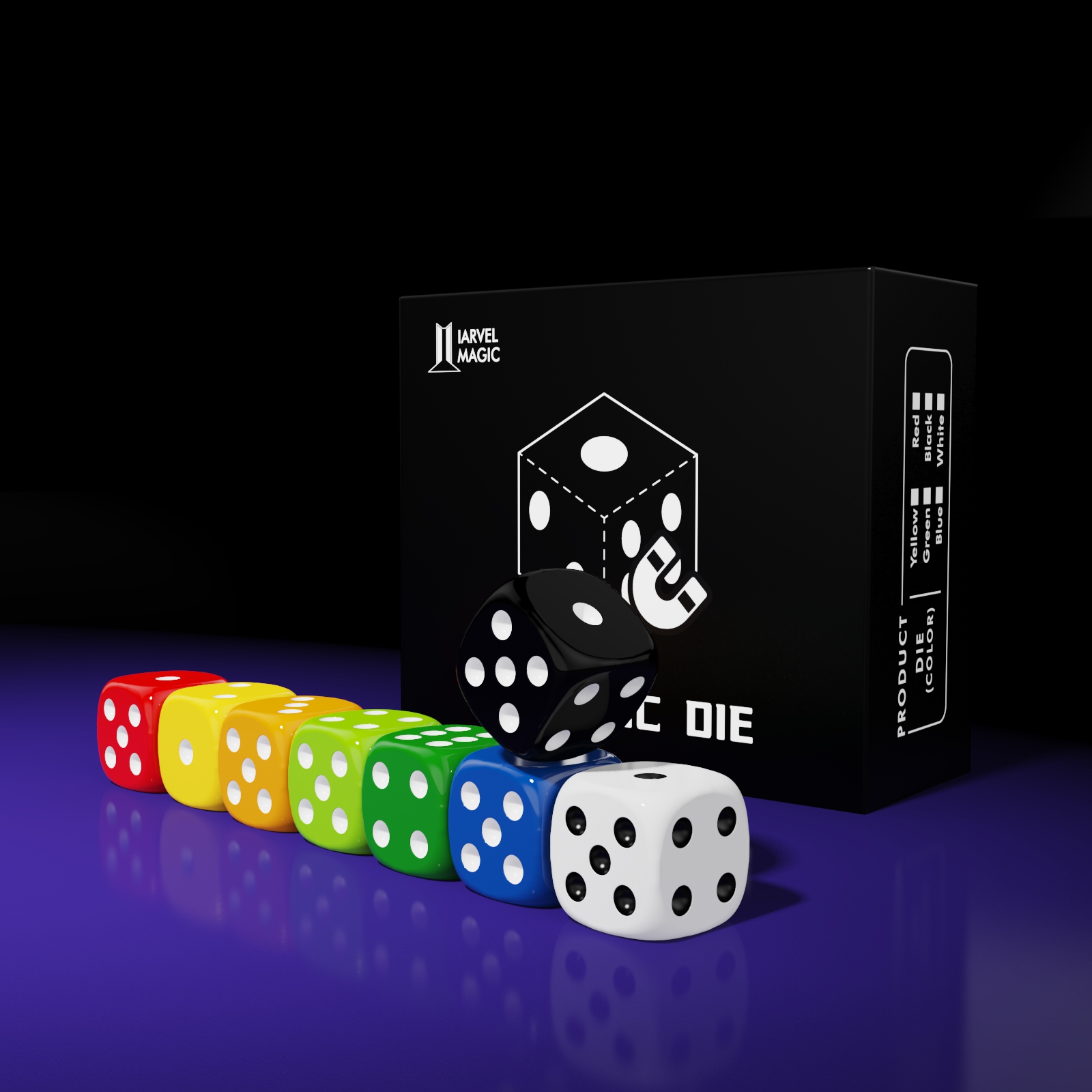 Magnetic Die by IARVEL MAGIC