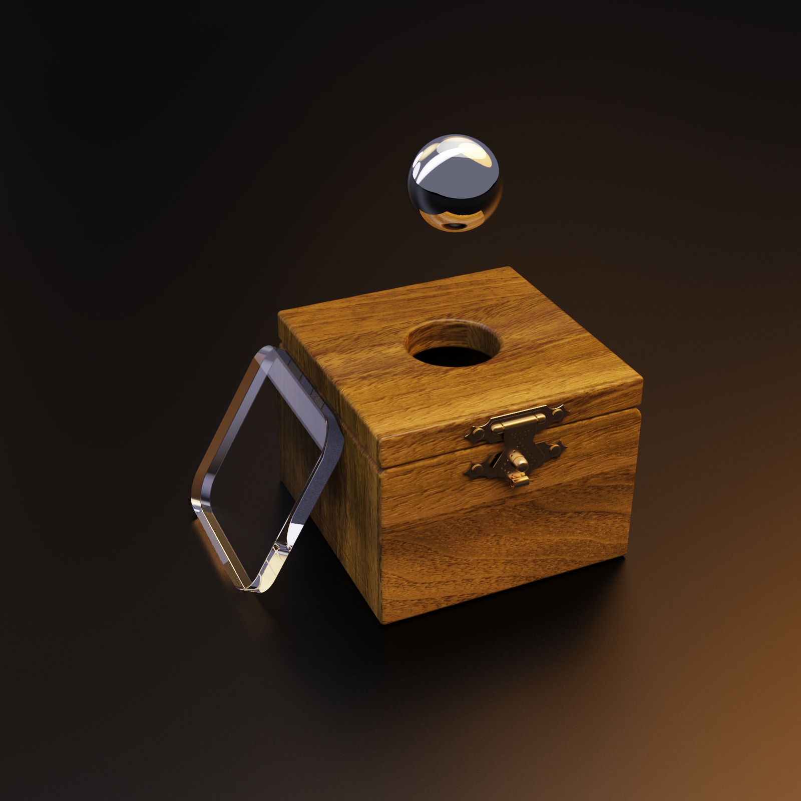 Steel Ball Thru Glass by IARVEL MAGIC