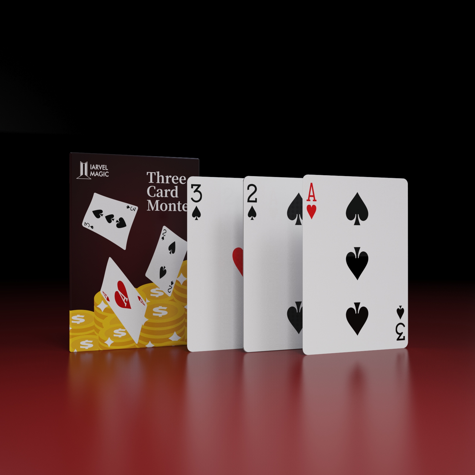 Three Card Monte by IARVEL MAGIC