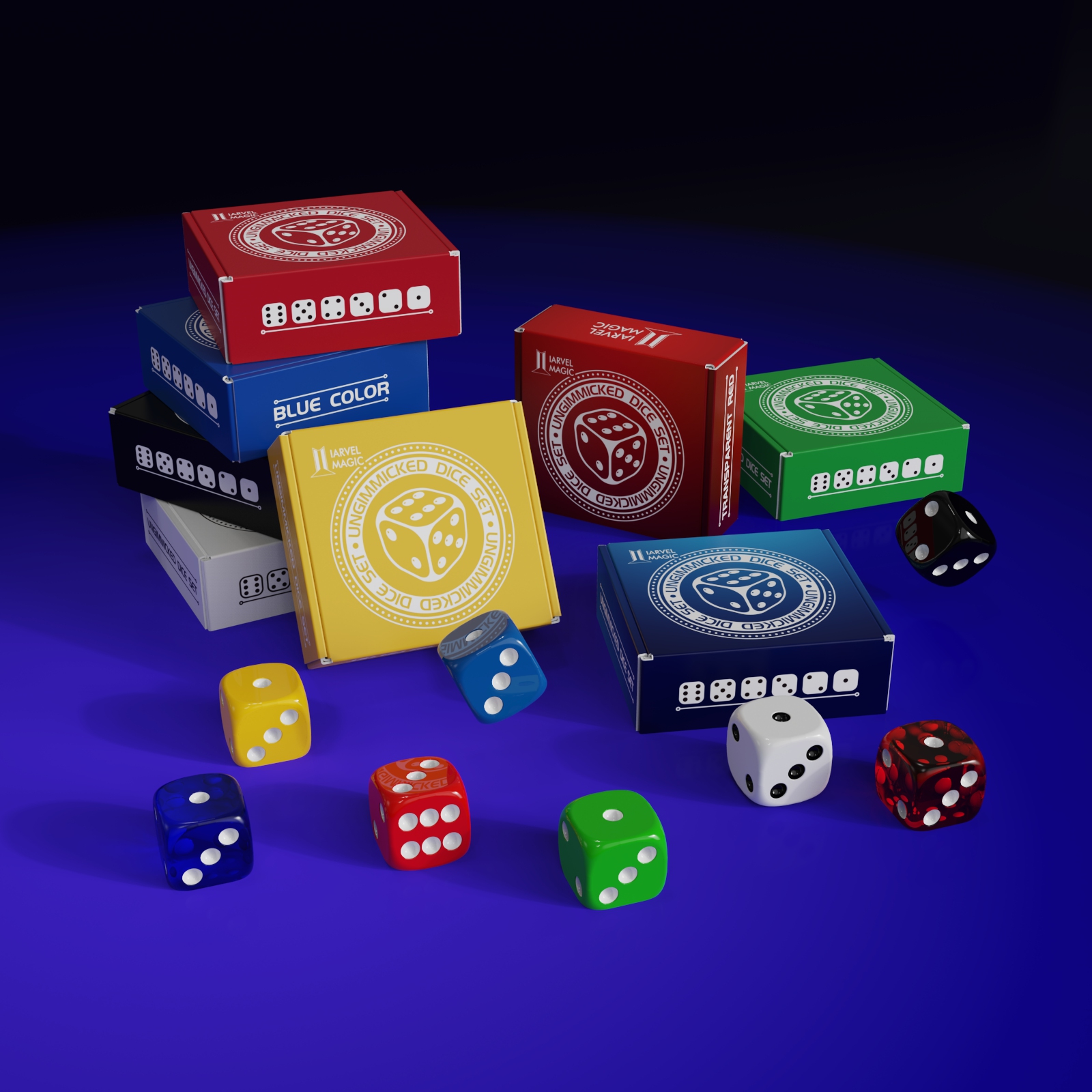 Ungimmicked Dice Set by IARVEL MAGIC