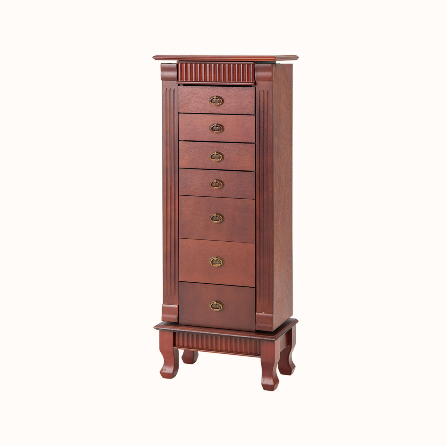 Ellegnt Jewelry Armoire Cabinet Standing Jewelry Storage Organizer