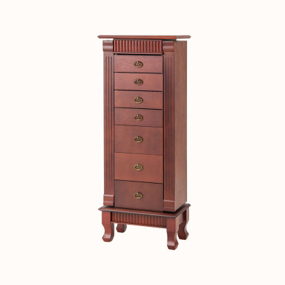 Ellegnt Jewelry Armoire Cabinet Standing Jewelry Storage Organizer