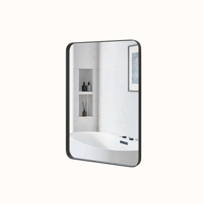 Ellegnt Bathroom Wall Mirror with Rounded Corner