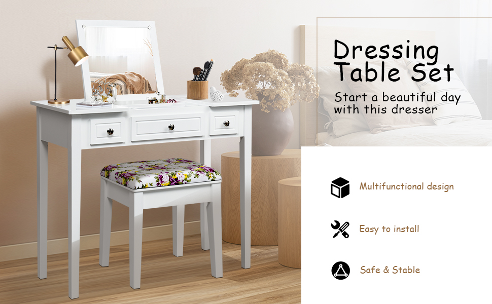 dressing table set