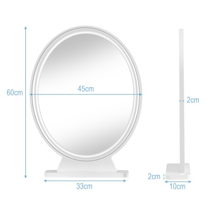 Ellegnt Large Lighted Makeup Mirror with Remote Control & 4 Colour Modes