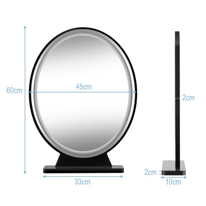 Ellegnt Large Lighted Makeup Mirror with Remote Control & 4 Colour Modes