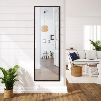 Ellegnt Full length Mirror with Height Adjusting Hanging Hooks