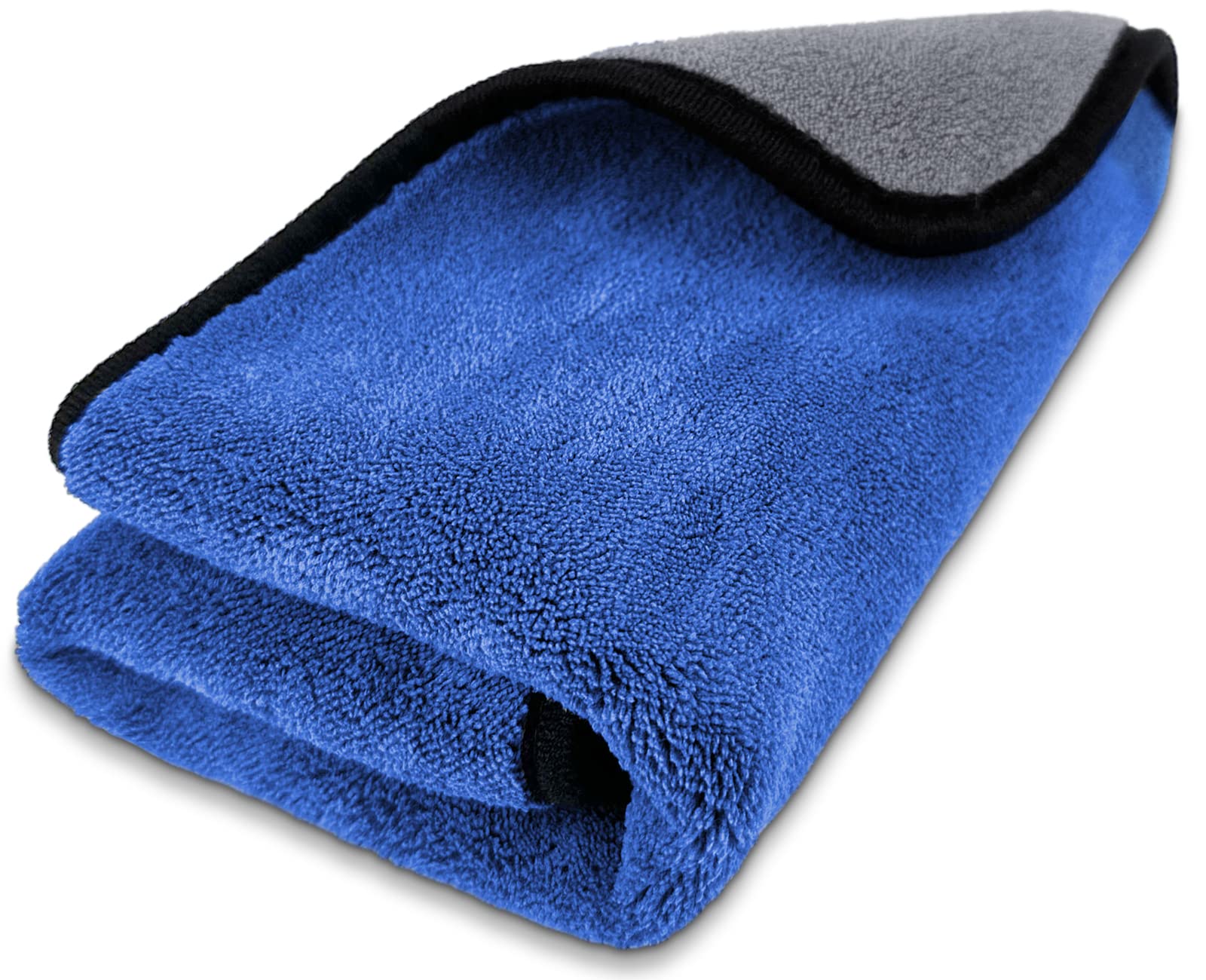 Toalla de secado de coche grande XXL de 90 x 60 cm, paño de microfibra, sin pelusa ni marcas, paño de limpieza superabsorbente para vehículos y cristales.