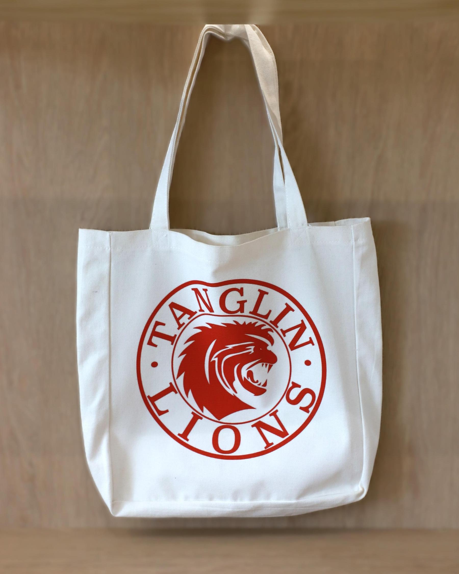 TANGLIN LIONS CANVAS BAG | The Shop at Tanglin Trust School