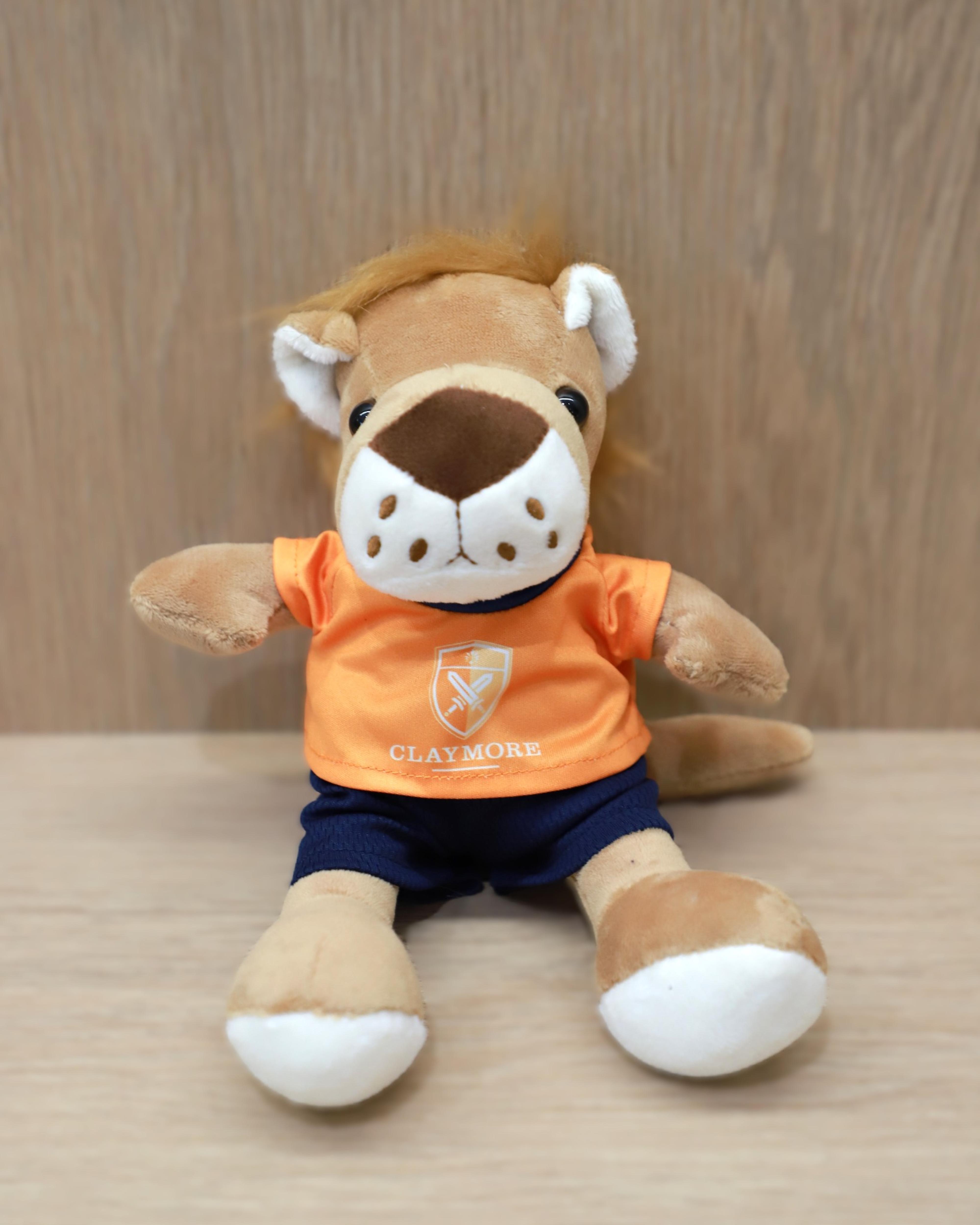 TANGLIN LION PLUSH TOY CLAYMORE | The Shop at Tanglin Trust School