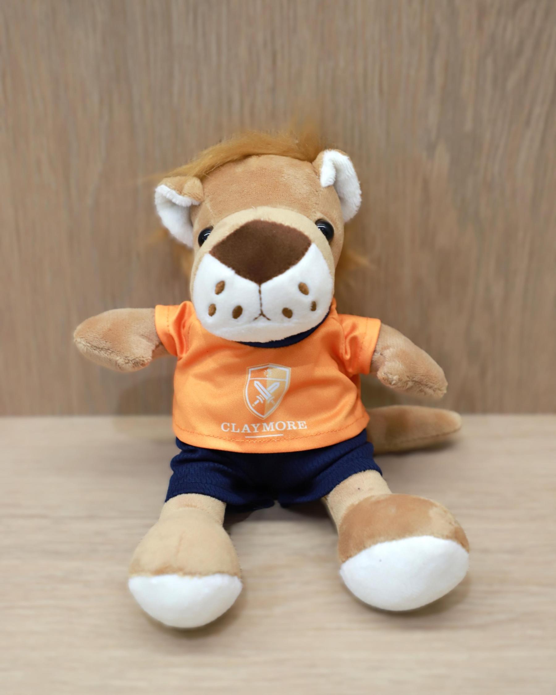 TANGLIN LION PLUSH TOY CLAYMORE | The Shop at Tanglin Trust School