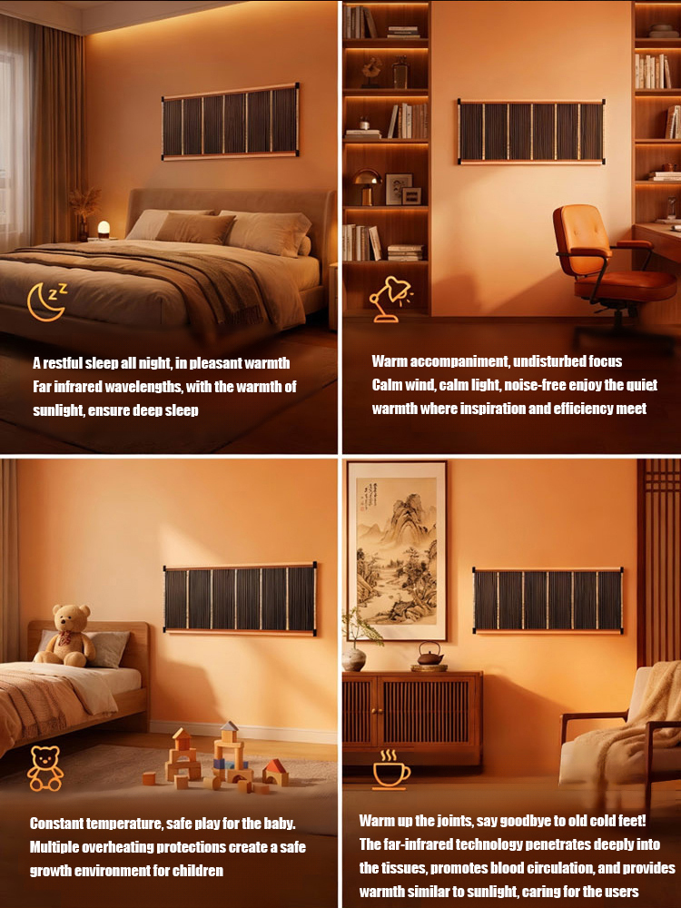 【5 Seconds Quick Heating】German Black Technology Graphene Wall Heater