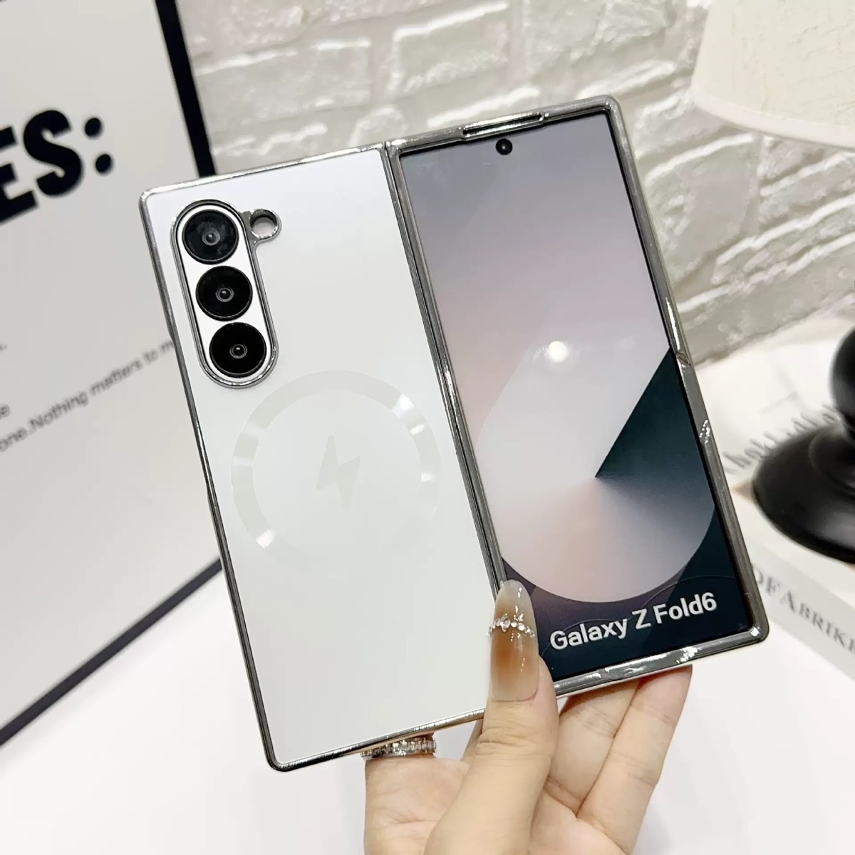 Electroplated Matte Magnetic Case for Samsung Z Fold 6/5/4/3 Series