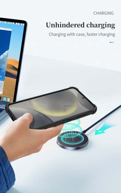 Skin-feeling magnetic anti-fall phone case is suitable for Samsung Galaxy S25/S24/S23 series