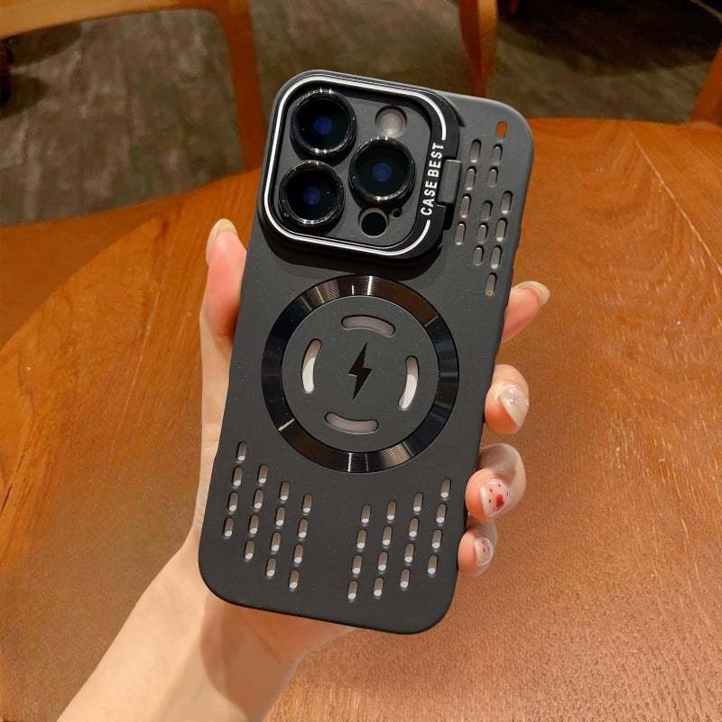 Lens bracket ice point heat dissipation hollow magnetic soft case suit