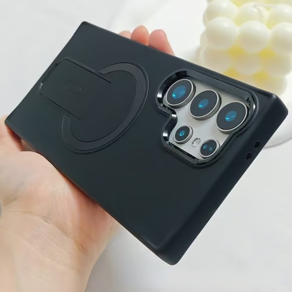 MagSafe Magnetic Phone Case Stand Rugged Cover For Samsung Galaxy S25 S24 S23 Ultra